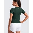 thumbnail image 2 of CRZ YOGA Seamless Workout Tops for Women Running Gym Athletic Yoga Short Sleeve Shirts, 2 of 3
