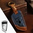 thumbnail image 1 of Car Key Fob Cover Case Protector For BMW X1 5 Series 7 Series X3 Car Key Fob Cover Leather Case Blade Key, 1 of 20