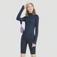 thumbnail image 2 of Llavero Viverte con cierre redondo, pequeño, portátil, con doble bolsillo, monedero desmontable, regalo para mujer, viajes, deportes al aire libre (lavanda y morado), 2 of 7