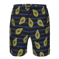 thumbnail image 4 of Kdxio Avocado Pattern Mens Casual Shorts - Drawstring Summer Beach Sports Shorts for Men, 4 of 9