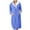Blue, variant on AherBiu Womens Robes Lightweight Fleece Warm Hooded Bathrobes Plush Soft Winter Knee Length Loungewear