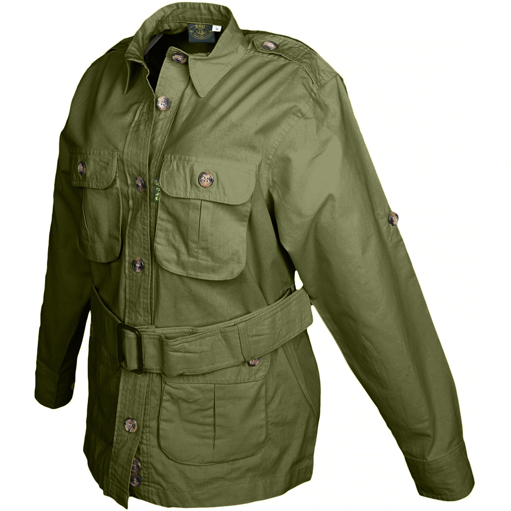 TAG SAFARI Jacket for Women, Color: Moss, Size: L (LJ-083-P867-M-L) - image 2 of 3