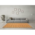 thumbnail image 3 of Ahgly Company Indoor Round Abstract Brown Contemporary Area Rugs, 8' Round, 3 of 4