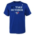 thumbnail image 2 of Youth Fanatics  Royal Toronto Blue Jays 2023 Postseason Locker Room T-Shirt, 2 of 3