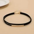 thumbnail image 4 of Collier Ras du Cou Classique Collier Colliers Légers Rétro Double Couche Ras du Cou Portable Mode Chaîne Couples Pendentifs Courts pour Or, 4 of 7