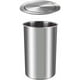 thumbnail image 1 of Bote de basura empotrado redondo con tapa según el plano de uso - Bote de basura de acero inoxidable con tapa integrada - Para cocina, baño, encimera tapa de acero inoxidable 340, 1 of 5