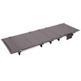 thumbnail image 2 of ziyahi Camping Folding Bed Single Person Outdoor Cot Break Rest Oxford Foldable Sleeping Oxford Fabric Mat Cots Backpacking Picnic Beach Travel Gray, 2 of 9