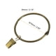 thumbnail image 2 of Anillas de cortina Uxcell con clips, paquete de 14 anillas de clip para cortinas, anillas de clip para cortinas de 2.95" en bronce, 2 of 5