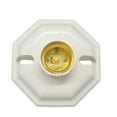 thumbnail image 5 of OULII Lamp Holder Socket Light Bulb Base Octagon White 1Pack, 5 of 5