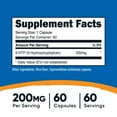 thumbnail image 3 of Nutricost 5-HTP 200mg Supplement, 60 Capsules (5-Hydroxytryptophan), 3 of 6