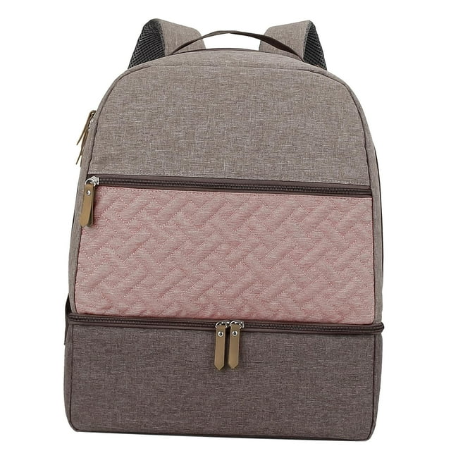 Bunblic Baby Diaper Bag Backpack Nappy Changing Bag for Mom Dad Portable Large Capacity Multifunctional Lightweight Travel Backpack Multicolor B