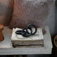 thumbnail image 3 of Bloomingville Marble Circle Chain Décor, Black, 3 of 6