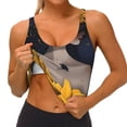 thumbnail image 3 of Balery Elegant Lady With Hat Sujetadores deportivos con espalda cruzada para mujer, acolchados, sin costuras, de alto impacto, ideales para yoga, gimnasio, entrenamiento y fitness.-Small, 3 of 8