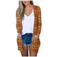 thumbnail image 2 of Puntoco moda mujer camiseta de manga larga frente abierto cárdigan de Navidad prendas de vestir exteriores sueltas blusa estampada abrigo bolsillos tops Puntoco Puntoco-1, 2 of 5