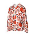 thumbnail image 2 of Pofeuu Hand Drawn Tomatoes Print Sun Protection Outdoor Lightweight Full Zip UV Cooling Hoodie Long Sleeve Summer Clothing for Outdoor Hiking-X-Large, 2 of 5