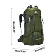 thumbnail image 3 of Kyusrd 60L Outdoor Camping Travel Rucksack Backpack Climbing Hiking Bag Product Descr, 3 of 5