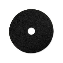 Genuine Joe Black Floor Stripping Pad, 19" (Pack of 5)