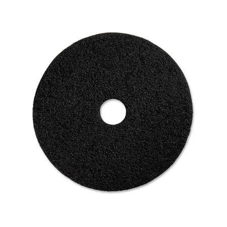 Genuine Joe Floor Stripping Pad - 5/carton - Fiber - Black (gjo-90219)