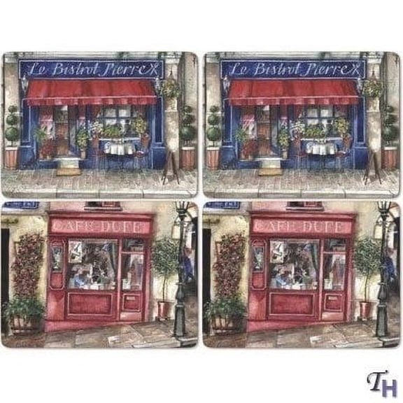 Pimpernel Cafe De Paris Placemats Ds Set(s) Of 4