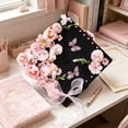 thumbnail image 4 of Floral Graduation Cap Decoration Kit, Graduation Cap Topper with Flowers, Floral Grad Cap Decorations With Faux Flower Heads 3D Butterfly Pearls Gift for Graduates, 4 of 7