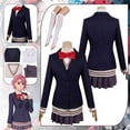 thumbnail image 2 of Disfraz de fantasía de Anime Dandadan Aira Shiratori para mujer y niña, uniforme escolar, traje de Carnaval de Halloween, 2 of 5