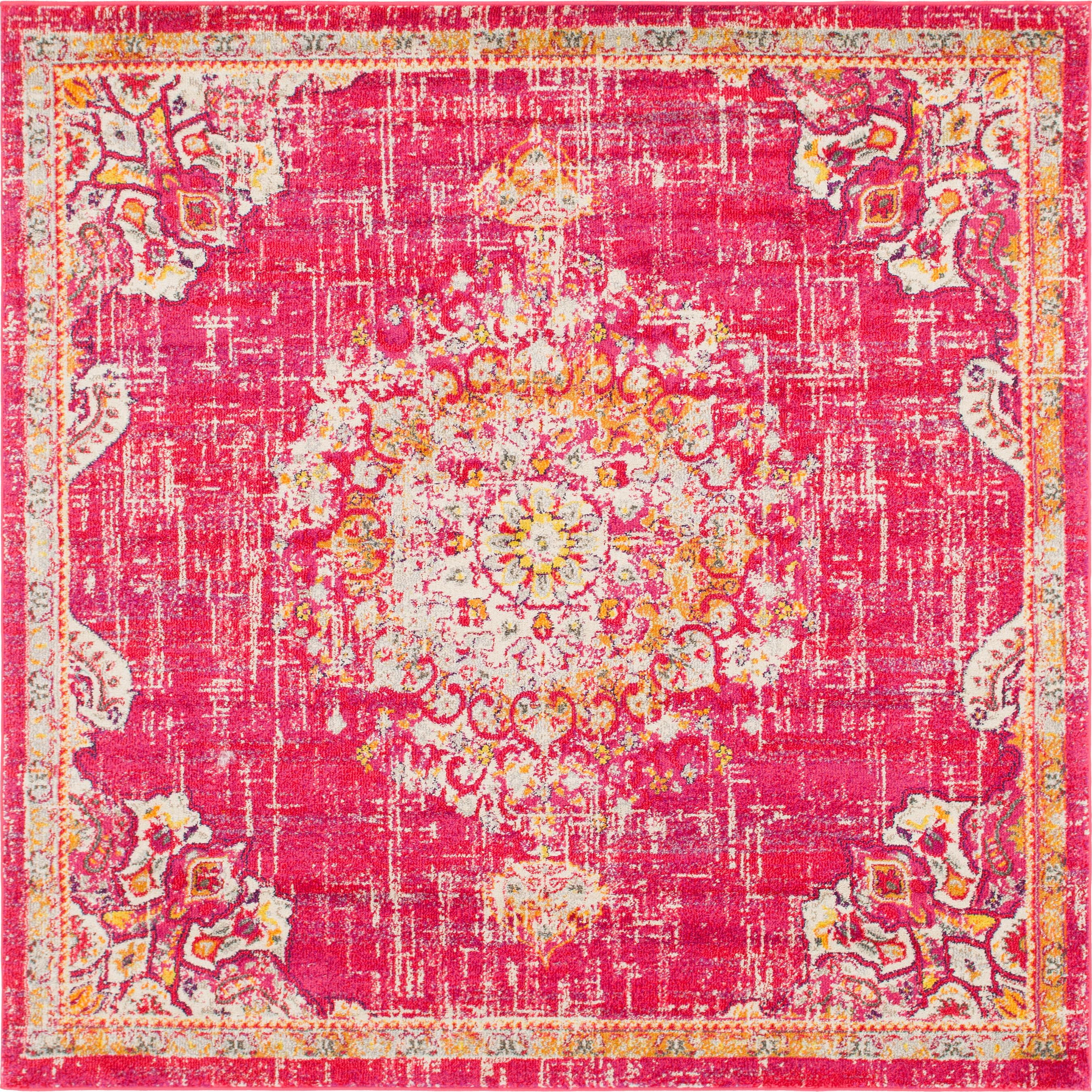 Unique Loom Alexis Penrose Contemporary Floral Area Rug or Runner