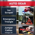 thumbnail image 5 of Roadside Deluxe Car Emergency Kit – Complete Car Essentials for Winter Car Kit | Includes Jumper Cables, Food & Water, Emergency Gear, and More, 5 of 8