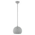 thumbnail image 3 of 49181-80 Livex Lighting Charlton - 1 Light Pendant in Contemporary Style - 9.88 Inches wide by 18.75 Inches high-Nordic Gray Finish    -Traditional, 3 of 8