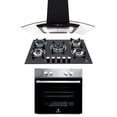 thumbnail image 1 of Tricombo Supra con Parrilla de Cristal Templado Campana de Isla y Horno Empotrable, 1 of 8