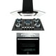 thumbnail image 1 of Tricombo Supra con Parrilla de Cristal Templado Campana de Isla y Horno Empotrable, 1 of 8