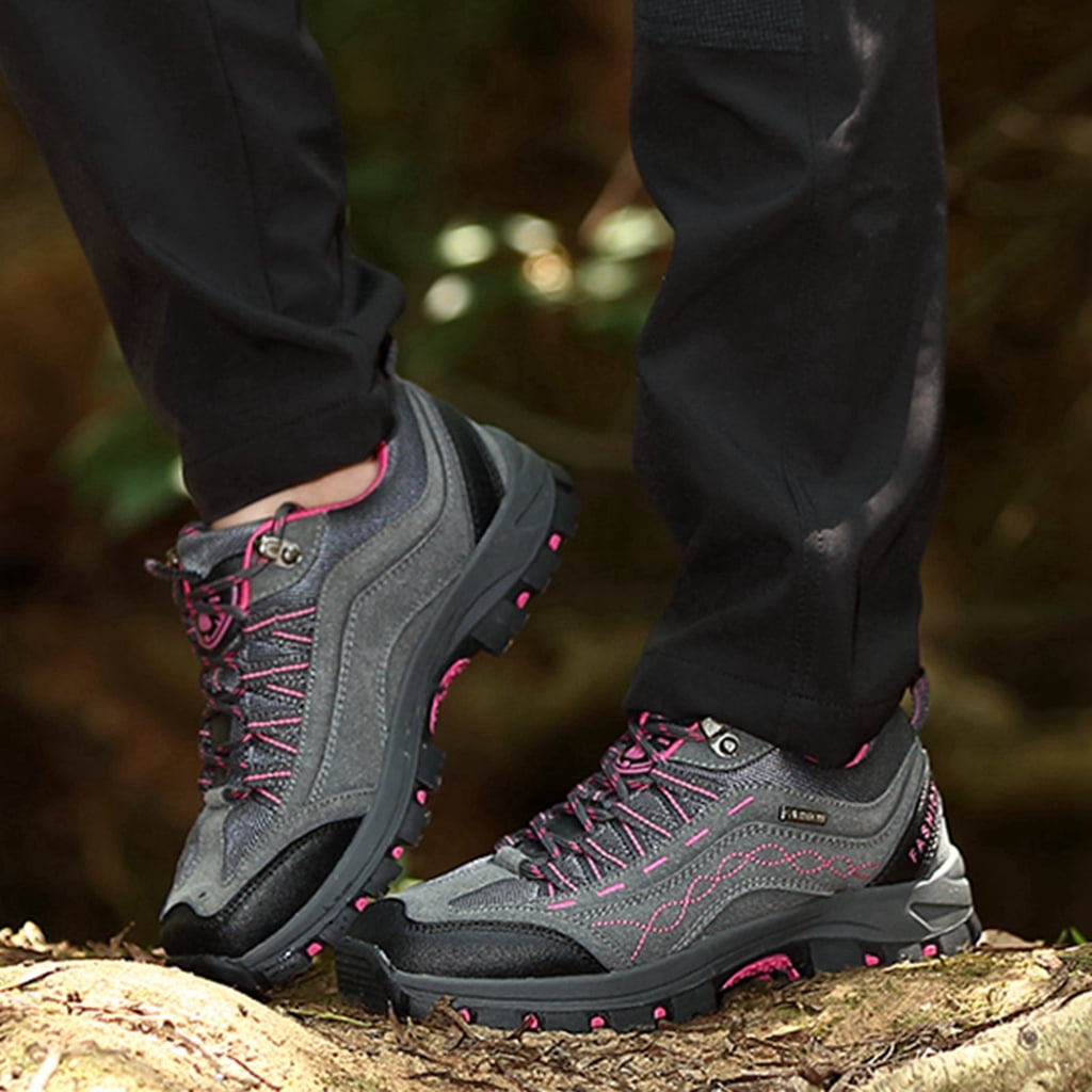 Women's Hiking Shoes Breathable Anti Slip Outdoor Ankle Boots Trekking Sneakers