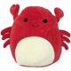 thumbnail image 2 of pulgadas 2022 Almohada de felpa de cangrejo Animales Muñecas Juguetes Relleno de algodón PP Juguetes de peluche suaves Adornos de juguete de peluche de peluche Juguete de peluche El cangrejo Cojines, 2 of 3