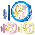 thumbnail image 2 of Twfbrm Mini Drum Toy Set for Toddlers 1-3, Baby Percussion Instrument, 8 Inch Music Drum with 2 Drumstick and Strap, Preschool Educational Toy Musical Toys Birthday Gift for 3 4 5 6 Boys Girls, 2 of 7