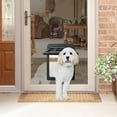 thumbnail image 6 of Dog Screen Door, Inside Door Flap 8.2x9.6 inch Lockable Pet Screen Door Magnetic Closure Sturdy Doggie Door for Screen Door, Black, 6 of 9