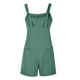 thumbnail image 4 of MKLEKYY Pijama Corto Para Mujer, Mono Informal De Verano, Pantalones Cortos Con Tirantes Ajustables, Mono De Pierna Ancha Con Bolsillos, 4 of 4