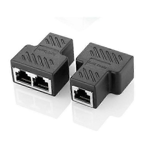 Shielded CAT5E RJ45 network three-way head network cable extension one point two