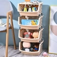 thumbnail image 5 of Yesbay Storage Basket High Capacity Stackable Hollow-out Fruit Vegetable Organizer for Kitchen, 5 of 8