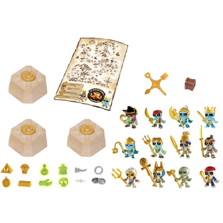 TREASURE X Adventure Pack - Collectible Action Figures for Boys, 4 Years & Above, Black, Model 41500