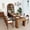 Walnut, variant on Oubayajia 23.6''-118.11'' Extendable Dining Table for 2-10 Person, Multipurpose Table with Sideboard, for Gatherings, Meeting for Kitchens, Dining Office Areas(Oak)