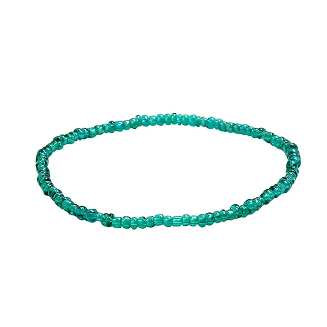 Bracelet de Cheville pour Femmes Créatif à Double Usage, Bracelet de Cheville de Plage avec Perles, Bracelet de Cheville