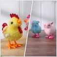 thumbnail image 2 of USHOBE 12Pcs Plush Doll Chick Shape Clockwork Movement For Children Easter Party, 2 of 8