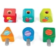 thumbnail image 2 of Hape: Building Block Monster Buddies - 3 Colorful Wooden Block Monster Characters, Match Head & Body Pieces, Twist-On Pieces, Toddlers & Kids Ages 2+, 2 of 7