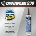 thumbnail image 3 of DAP Dynaflex 230 10.1 oz Brown Premium Window, Door and Trim Latex Caulk, 3 of 9