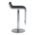 thumbnail image 5 of ZUO Equino 26.5"-30.5" Modern Bar Stool in Black, 5 of 5