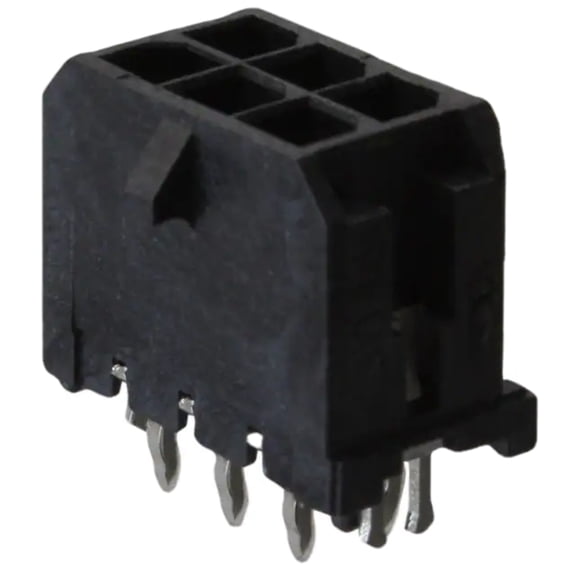 Pack of 4 43045-0624 Connector Header Through Hole 6 position 0.118 (3.00mm) :Rohs