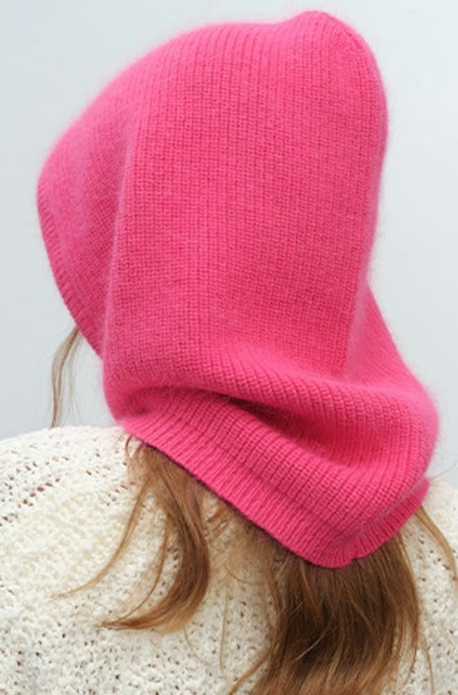 CoCoMangos Pull on Beanie Hats for Women Men with Scarf Womens Balaclava Trendy Winter Hats Cold-Proof Bonnet Knit Beanies for Guys