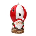 thumbnail image 1 of Adornos colgantes de Navidad, accesorios de decoración navideña, globo de aire caliente, colgante de cerámica, regalo, muñeco de Papá Noel para centro, 1 of 8