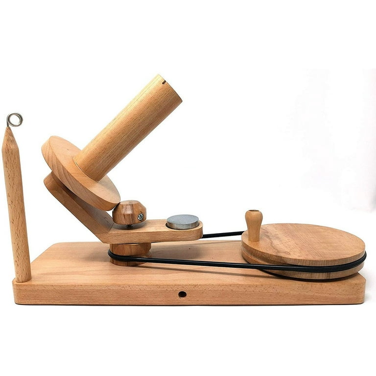 Handmade Wooden Yarn Ball Winder for Heavy Duty Large Premium Crafted  Knitting Crocheting Accessories Swift, Wool, String Holder Center Pull  Speedy Hand Operated Winder 