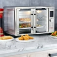 thumbnail image 5 of MegaChef 30 Quart Digital French Door Multi-Function Electric Convection Toaster Oven with Rotisserie Set, 5 of 8