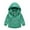 Green, variant on KYAIGUO 6Pack/Set Toddler Boys Girls Zip Rain Jacket Kids Hooded Coat Casual Lightweight Waterproof Windbreaker for 2-10Y （6 Sets Sold in a Package）